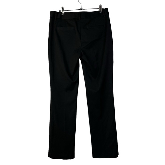 Express Editor Black Mid Rise Boot Cut Dress Pants 6R - Picture 4 of 6